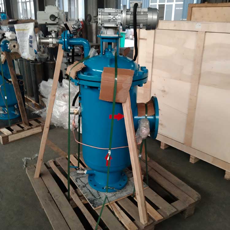 華豫供應(yīng)DN200全自動自清洗過濾器 內(nèi)置T型絲濾網(wǎng)